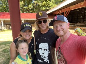 Shelby Kirk take a selfie with Jon Foreman from Switchfoot