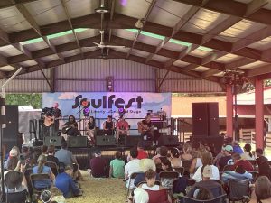 Shelby and her band on stage at Soul Fest 2025